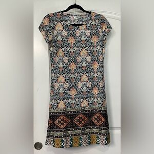 Bright Colorful Summer Office Dress